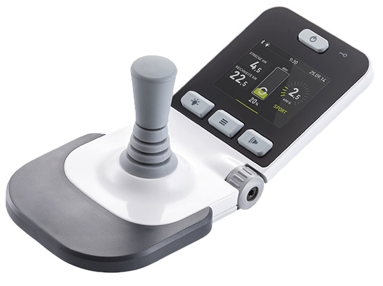 E-Fix Zusatzantrieb Bedienteil Zeigt das Bedienteil eines E-Fix Zusatzantriebes